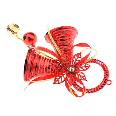 Пара Красный Белл Новогоднее украшение Рождественская елка орнамент