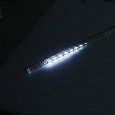 50см фестиваль украшения White LED Meteor Rin Светильники для Christs Prty (8-Pck, 110-220V)