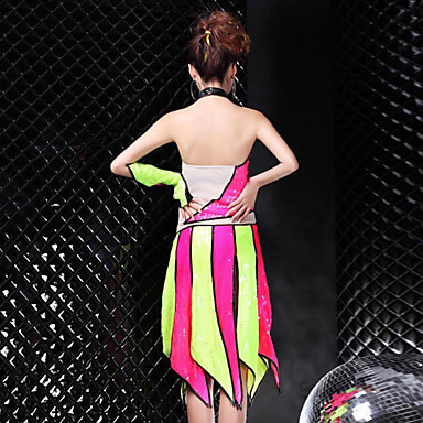 Водяная лилия девушка модная блесток платье Костюм женский