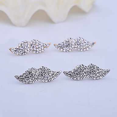 Модные Усы Pattern Циркон Серьги (разных цветов)