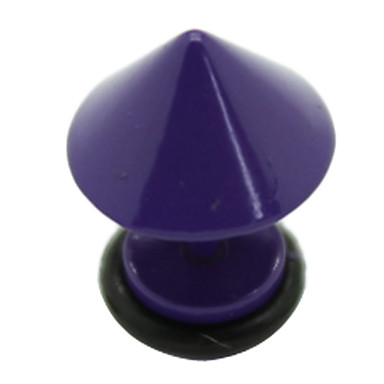 1PCS Candy Цвет титан сталь Конус Pattern Серьги (разных цветов)