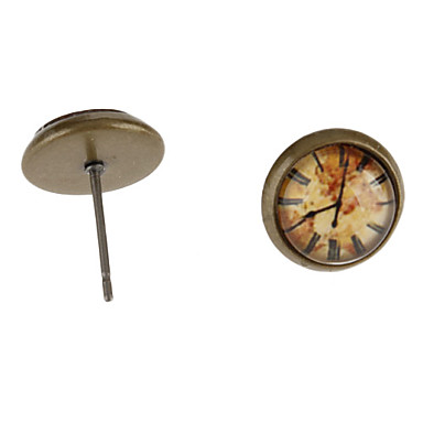 Ретро большие серьги ll Pattern Сплав