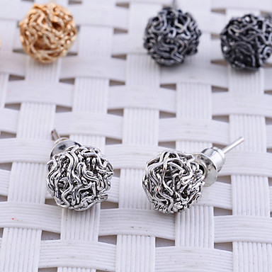 Lureme провода сплава Шары Серьги Set (3 пары в комплект)