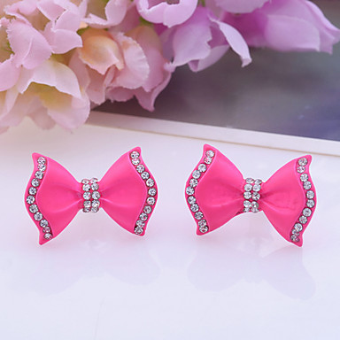 Кристаллы Lureme Сладкие Серьги Bowknot
