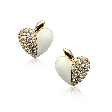 яблоко форме сердца ухо иглой