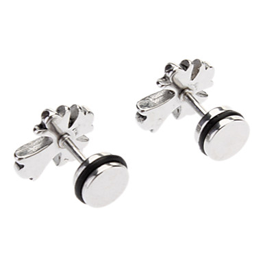 Chrome Hearts крест из нержавеющей стали пирсинг серьги
