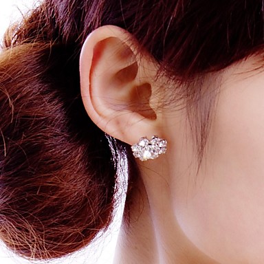 Мода коготь цепи Rhinestone серьги стержня