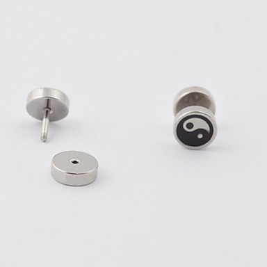 Панк Специальный символ штангой титана стали серьги стержня