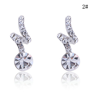 Сплав Циркон "Z" Pattern Серьги (разных цветов)
