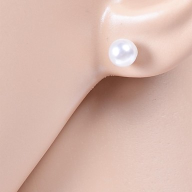 6MM Перл серьги стержня