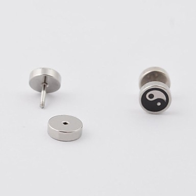 Панк Специальный символ штангой титана стали серьги стержня