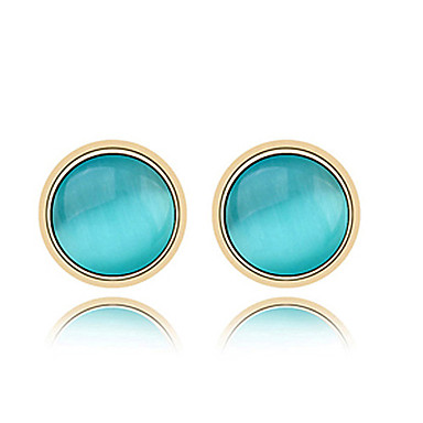 Изысканные серьги имитация Opal латунь