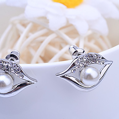 Губы Pattern Циркон Серьги (разных цветов)
