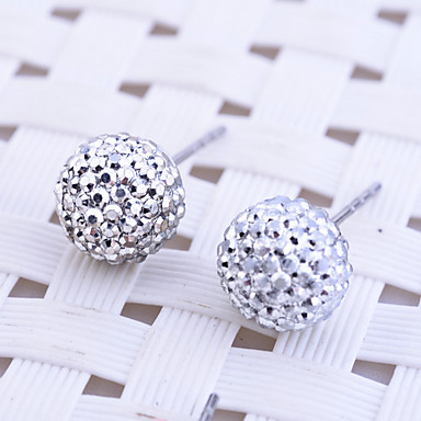 Lureme матовая / Disco Ball / глянцевая Bubble Серьги Set (6 пар за комплект)