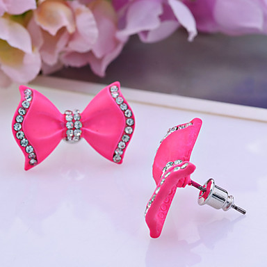 Кристаллы Lureme Сладкие Серьги Bowknot