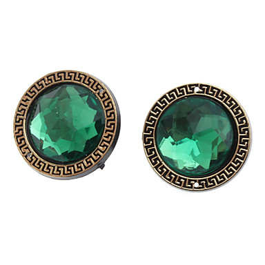 Круглые серьги Gemstone