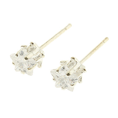 Пятиконечной звезды Rhinestone Серьги (1 пакет)