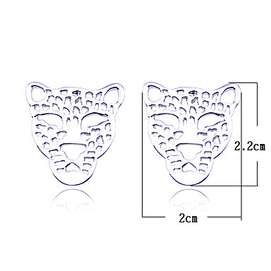 Сплав полым из шляпа Pattern Серьги (разных цветов)