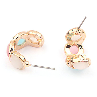 Rhinestone Серьги Стиль C