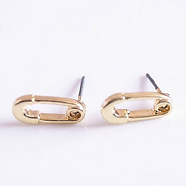 (1 пара) сладкий форме зажима сплава серьги (золотые и более)