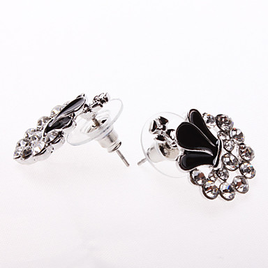 Черная Корона Кристалл инкрустированные Ear Stud