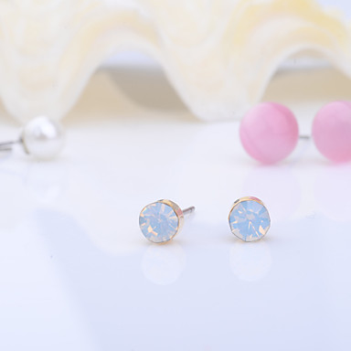 Глаз Циркон Pearl кошек серьги Set (3 пары)