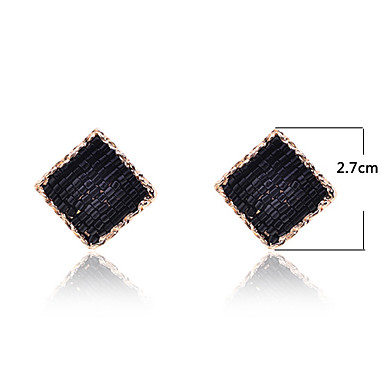Шарика сплава серьги Pattern площади