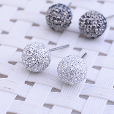 Lureme матовая / Disco Ball / глянцевая Bubble Серьги Set (6 пар за комплект)