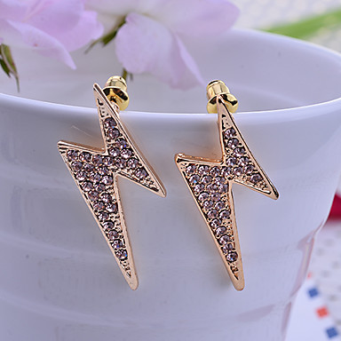 Сплав Циркон Серьги Освещение Pattern
