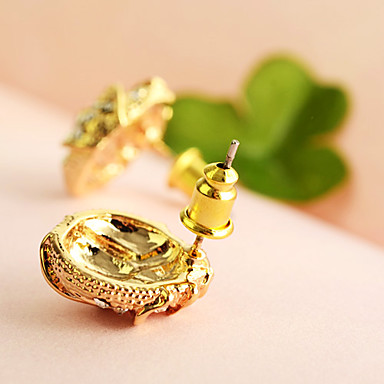 бутон розы серьги сплава циркония