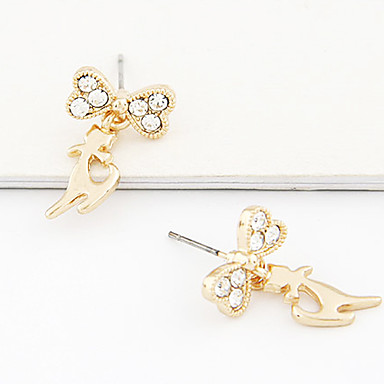 Серьги Bowknot  подвеска