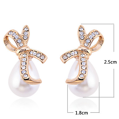 Lureme кристаллов Bowknot каплевидной формы Серьги (разных цветов)