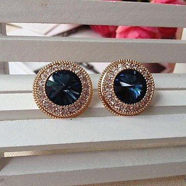 Классическая мода Blue Crystal серьги стержня