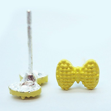 Сплав маленькие сережки гипоаллергенный Лук