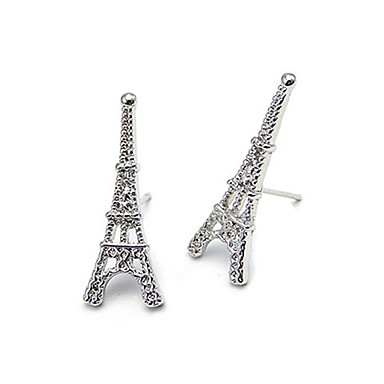 Эйфелева башня серьги стержня