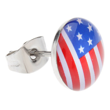 Old Glory нержавеющей стали серьги