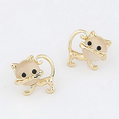 Опал  серьги стержня