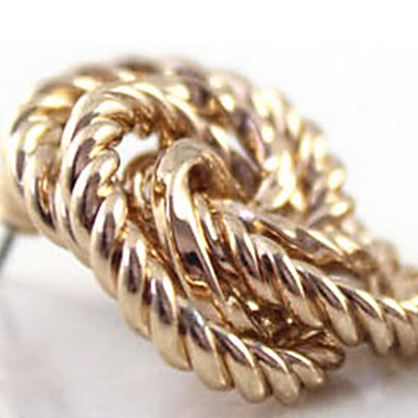 Classic Gold Позолоченные серьги стержня (1 шт)