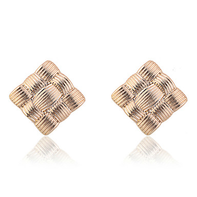 Позолоченные Форма Square nk Вырезают Серьги