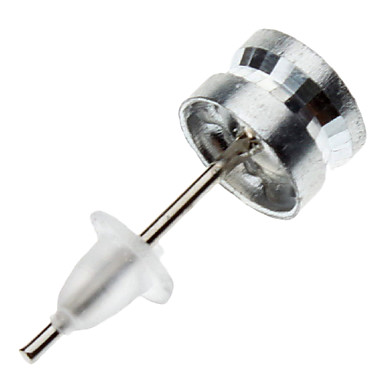 6 мм * 2 на металлических Серьги