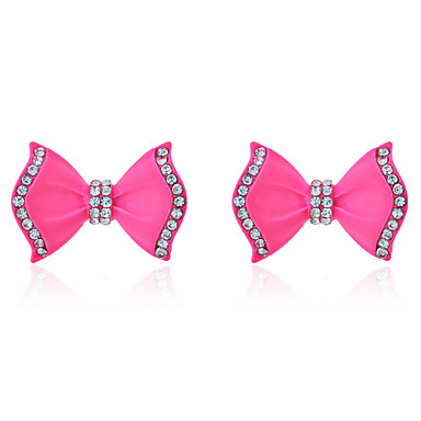 Кристаллы Lureme Сладкие Серьги Bowknot