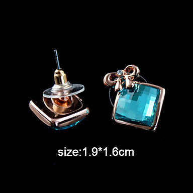 Blue Square серьги стержня