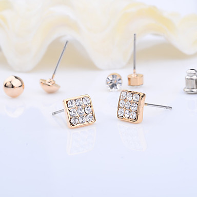 Площадь сплава циркония серьги Set (3 пары)