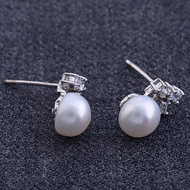 Lureme 925 Silver Pearl серьги стержня