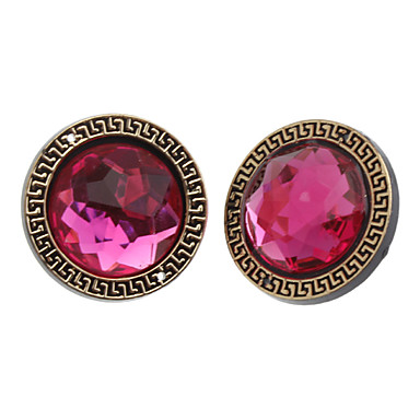 Круглые серьги Gemstone