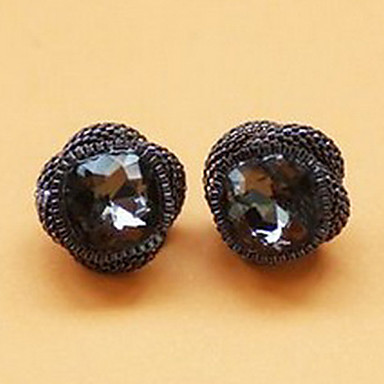Европа Стиль Сплав Rhinestone многоцветный серьги стержня (разных цветов)