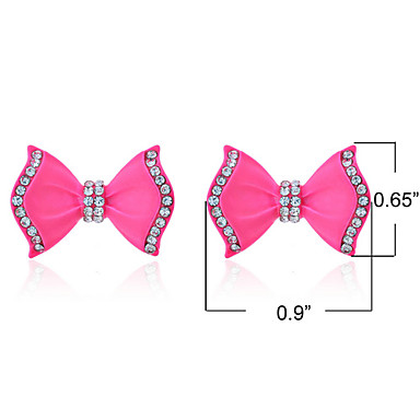 Кристаллы Lureme Сладкие Серьги Bowknot