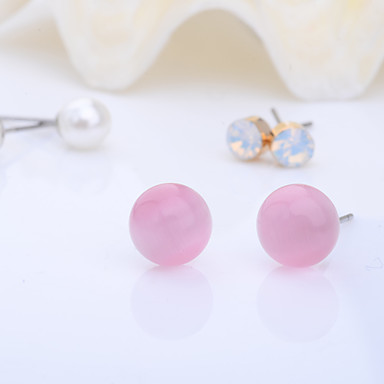 Глаз Циркон Pearl кошек серьги Set (3 пары)