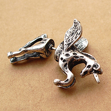 3D Unicorn Pegasus Flying Horse тумака уха серьга