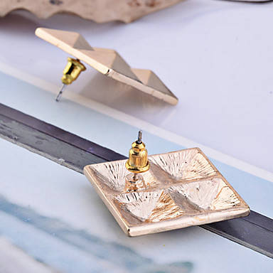 Позолоченные nk Rivet Squared Серьги